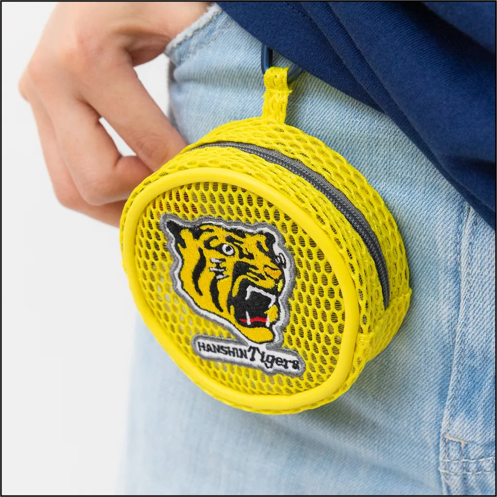 Tigersラウンドメッシュミニポーチ