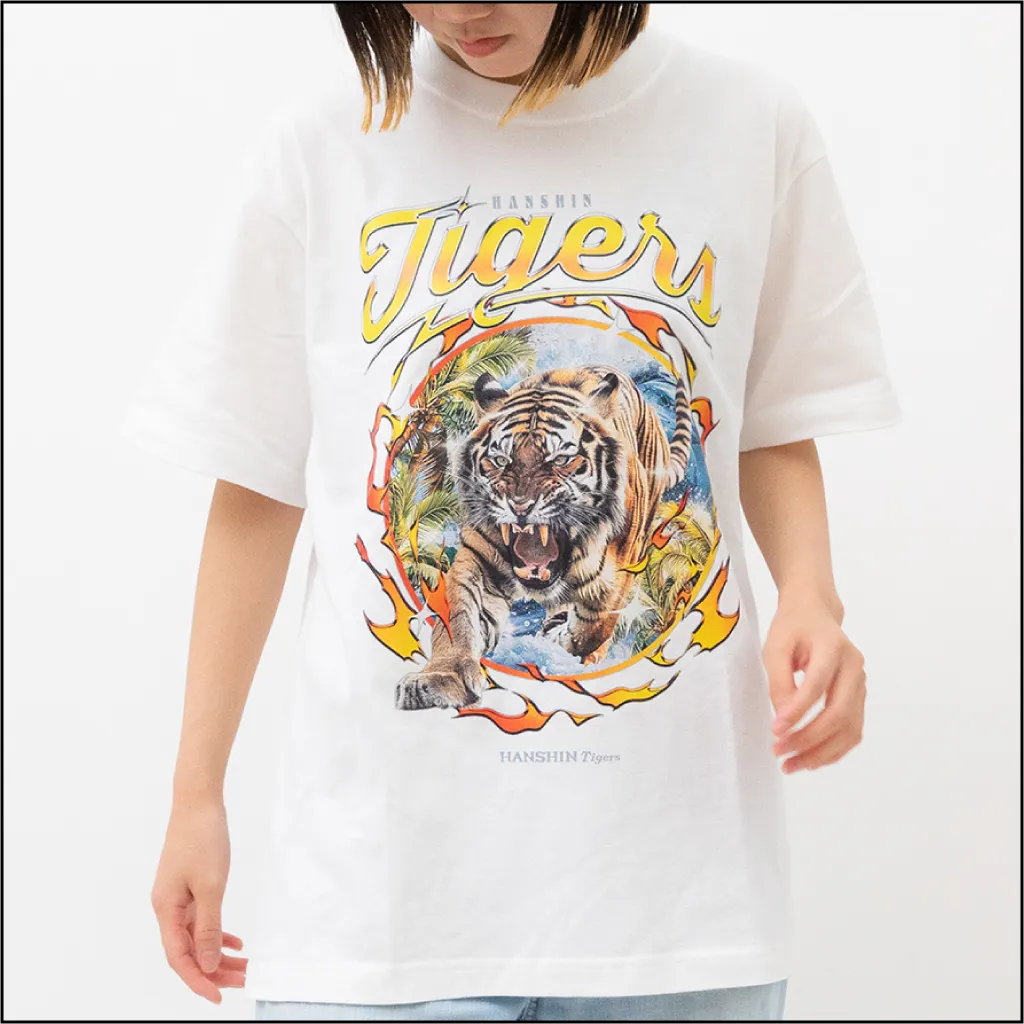 SURFING TIGER Tシャツ（ホワイト）