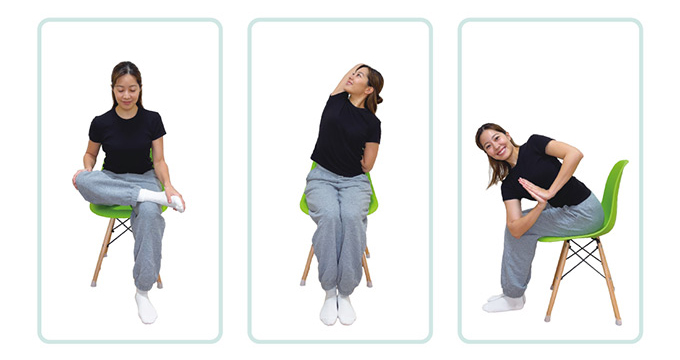 大城若菜さんのヨガポーズ