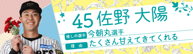 45佐野大陽